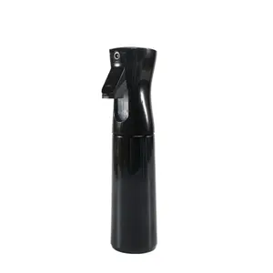 200ml 300ml Hair Salon Mist Spray Bottles Black Continuous Sprayer