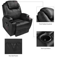 Salon coréen inclinable fonction canapé massage électrique puissance ascenseur fauteuil inclinable pour personnes âgées
