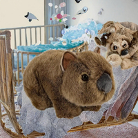 Peluche Wombat Personnalisée Mignonne de Petite Taille Ultra Douce en Coton de Haute Qualité et Coton PP