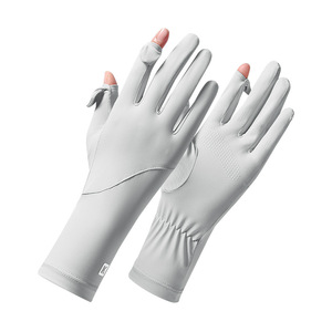 UPF50 + crème solaire UV dames gants glace soie soleil gants écran tactile respirant extérieur cyclisme sport conduite gants - Product Image 1