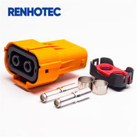 Connecteur Automobile HVSL Série 1000 80A 150A 2POS Câble Prise Haute Tension pour Batterie de Voiture Électrique