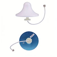 Antenne de plafond omnidirectionnelle verticale multibande 698-3800 MHz 3 dBi pour intérieur, compatible 4G LTE, 5G, Wi-Fi, IoT, large bande, cellulaire, DAS