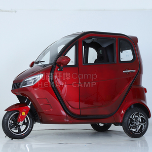 Scooter électrique à trois roues pour adultes, mini-voiture fermée 3 places avec moteur 2200W et batterie 60V - Product Image 2