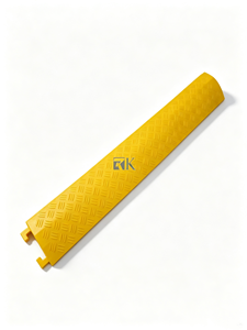 ทางลาดสายเคเบิล PVC คุณภาพสูง 2 ทาง  ใช้งานได้ยาวนาน ป้องกันสายเคเบิลลื่น - Product Image 1