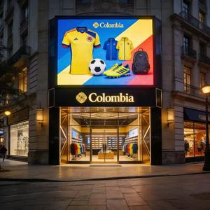 شاشة عرض LED خارجية P2.9 بحجم 6.56 قدم × 9.84 قدم، 141 بوصة، متجر متخصص في لوازم مباريات فريق كولومبيا لكرة القدم - Product Image 2