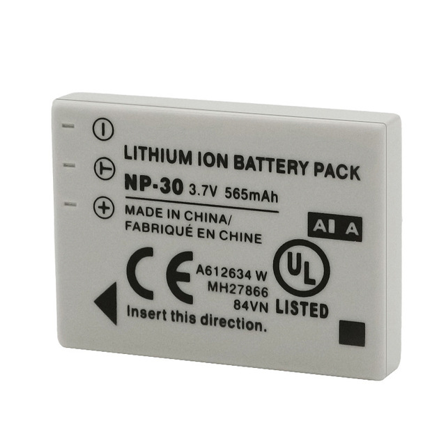NP-30 565mAh Battery for Fujifilm FinePix 440 450 CCD Retro Camera CE RoHS Certified Wholesale Bulk Top Cell