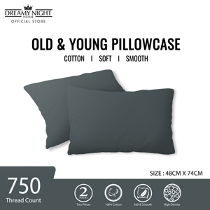 Funda De Almohada vieja y joven 2 piezas Premium Comfort High Thread Count suave y duradera para todas las edades - Product Image 6