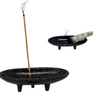 Home Fragrance <b>Incense</b> Burner Tray Flower <b>Cone</b> Holder Ash Catcher Stick Aromatherapy Diffuser - Product Image 6