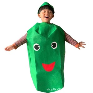 Disfraces de Frutas y Verduras para Halloween, <span class=keywords><strong>Trajes</strong></span> para Actuaciones del Día del Niño, Disponibles en Poliéster, Unisex, Venta al Por Mayor, Conjuntos para Padres e Hijos - Product Image 5