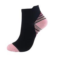 Chaussettes de sport rembourrées pour la cheville, en spandex/nylon/coton, antibactériennes, écologiques, à séchage rapide, pour jeunes, course à pied estivale