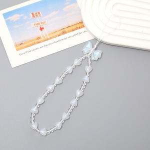 Mode coloré téléphone portable chaîne acrylique arc rond perlé téléphone bracelet pour femmes filles coque de téléphone chaîne <span class=keywords><strong>bijoux</strong></span> cadeau - Product Image 4