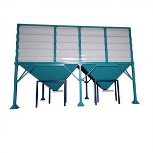 <span class=keywords><strong>Granaio</strong></span> in Acciaio Quadrato Salvaspazio di Facile Montaggio per Fattoria e Stoccaggio Cereali - Product Image 4