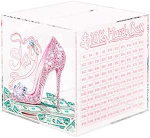 Vente en gros de haute qualité acrylique personnalisé clair fille Sublimation 10K Smash Box pour enfants - Product Image 2