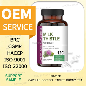 1000mg Milk Thistle Extract Capsules with <b>Dandelion</b> Root Liver Health Cleanse Antoxidant Vegetarian Capsules - Product Image 2