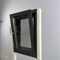 Fenêtres modernes personnalisées en alliage d'aluminium insonorisées, résistantes aux ouragans et à l'efficacité énergétique pour villa