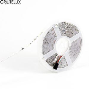Tira de LED 2835 de un solo color con efecto de flujo, 24V, 120 LEDs/m, IP20, PCB estrecho, cinta flexible para proyectos de letreros luminosos - Product Image 3
