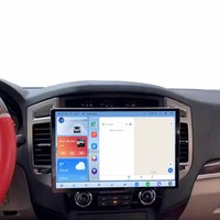 Radio para Auto con GPS y Navegación Multimedia de 13.1'' 4G LTE, Compatible con Carplay y Android, para Mitsubishi Pajero V73 V93 V97 2008~2017
