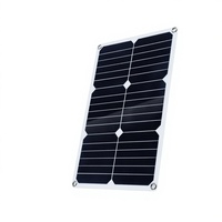 Panneau solaire flexible 60W 18V, panneau photovoltaïque pliable 620x540mm, épaisseur 3mm, haute efficacité 17,3%, génération d'énergie portable pour camping-car