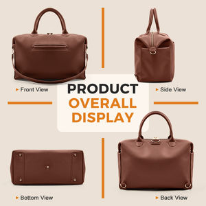 カスタマイズされた環境にやさしい大容量赤ちゃん用おむつバックパックトートコンバーチブルクロスボディショルダーバッグ用ラップトップポケットママのPU - Product Image 5