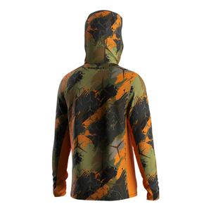 Chemise de pêche à manches longues Odm Eco-Friendly Uv  à séchage rapide UPF 50 avec capuche et protection pour le visage - Product Image 4