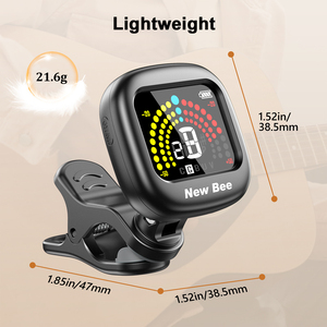 <span class=keywords><strong>Afinador</strong></span> Cromático <span class=keywords><strong>de</strong></span> Clip para <span class=keywords><strong>Guitarra</strong></span> al por Mayor, Recargable, Accesorios para Instrumentos <span class=keywords><strong>de</strong></span> Cuerda, para Bajo - Product Image 6