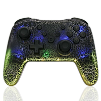 Manette de jeu sans fil en plastique Ns015 avec lumière RGB et batterie 600 mAh pour //