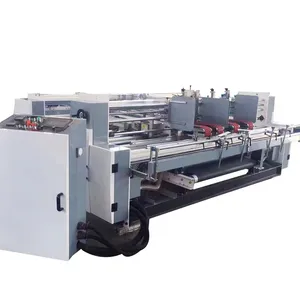 Semi automatic high speed two pieces Folder Gluer machine for corrugated carton box