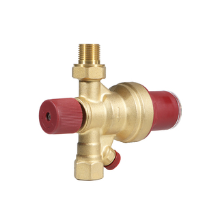 วาล์วเติมน้ำอัตโนมัติแบบปรับได้ ทำจากทองเหลือง พร้อมเกจวัดแรงดัน 110 องศาเซลเซียส 16 บาร์ - Product Image 4