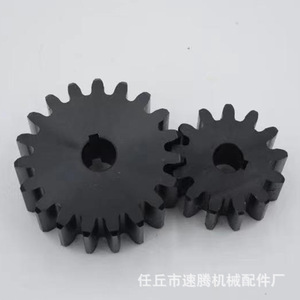เฟืองตรง 2 โมดูล 45 เหล็กความแม่นยำสูงสำหรับเครื่องจักรลำเลียง - Product Image 2
