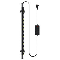 Lampe d'aquarium LED submersible à spectre complet avec lampe d'éclairage de réservoir de poissons étanche RVB pour plantes aquatiques et réservoirs