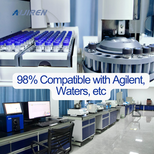 PTFE silikon <span class=keywords><strong>Septa</strong></span> vidalı kapak 9mm HPLC Lab flakon OEM özelleştirilebilir ile 2ml örnek flakon - Product Image 5