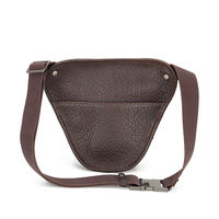 Pochette étanche avec logo personnalisé pour téléphone Sac de ceinture en cuir pour hommes imperméable en cuir véritable sacs banane sac de poche