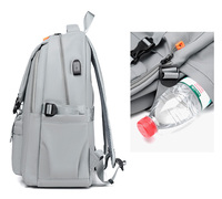 Sac à dos léger grande capacité pour ordinateur portable avec port USB, étanche, durable, souple, décontracté, idéal pour l'école et les voyages, compatible avec les ordinateurs 14 pouces - Offre Spéciale