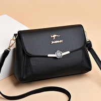 Bolso Bandolera de Alta Gama para Mujer 2026, Combinable con Todo, de Cuero Suave con Forro de Poliéster, Cierre Único, Bolso de Mano Moderno para Otoño, Venta al Por Mayor