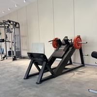 Power X Best Seller Commercial 45 Degree Incline Squat Machine Plate Loaded Angled Backrest Heavy Duty Steel Leg Gym