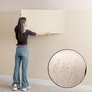 JOCY High End 2,5mm Wallpaper Beige Flow Pattern Tamaño personalizado 3D Textura en relieve Etiqueta de la pared Home Renew Material Wallpaper - Product Image 2