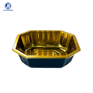 Barquette en plastique PET dorée de luxe pour fruits, jetable, pour supermarché - Product Image 5