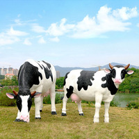 Boerderijtuin Landschapsdecoratie Glasvezel Dierenbeelden Feeënmuziekthema's Pastorale Industriepark Gesimuleerde Ornamenten