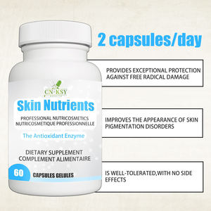 Cápsulas de Nutrientes para la Piel de Marca Privada, Cápsulas para Aclarar la Piel con Extractos de Apoyo Antioxidante, Suplemento de Belleza Vegano - Product Image 4