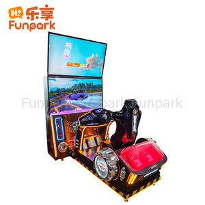 Novedad en Funpark: <span class=keywords><strong>Simulador</strong></span> <span class=keywords><strong>de</strong></span> Carreras Personalizado <span class=keywords><strong>para</strong></span> 2 Jugadores con 2 Pantallas, Máquina Arcade <span class=keywords><strong>de</strong></span> Carreras, Funciona con Monedas, 1 Año <span class=keywords><strong>de</strong></span> Garantía - Product Image 2