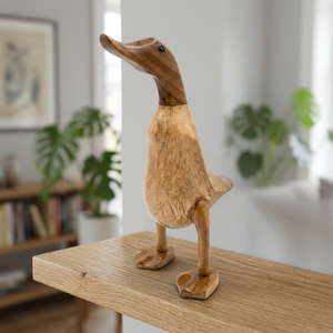 Panier miniature en bambou décoré d'un canard - Product Image 3