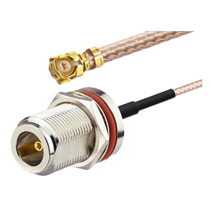 Fabrication personnalisée Sma mâle à Sma femelle/<span class=keywords><strong>u</strong></span>.fl/N/ts9/CRC9 connecteur RF Communication Double blindage RG178/316 câble Coaxial - Product Image 6