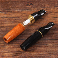 Tuyaux homme grossier moyen fin trois usages Photinia filtre à charbon actif bois massif écologique moderne miroir Portable hommes