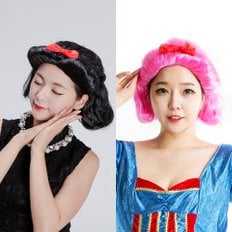 Peluca de fiesta de pelo único blanco de princesa roja, rizada, resistente al calor, fibra sintética de alta temperatura, sin pegamento, de alta calidad - Product Image 1