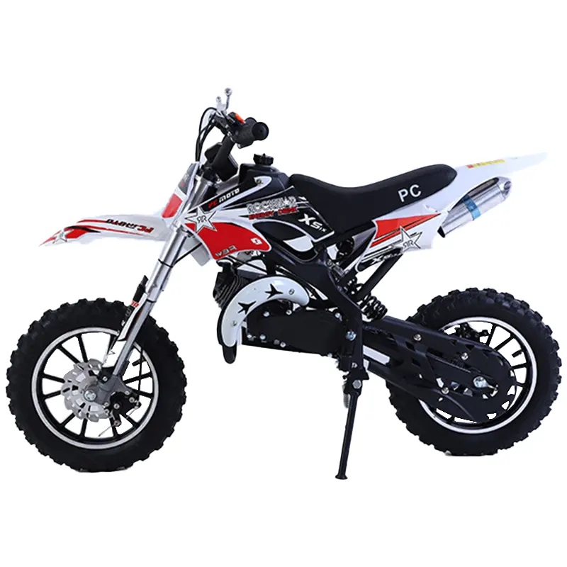 New Fashion 2-Takt Mini Dirt Bikes Pull Start Gas Mini Motorrad 49cc für Kinder