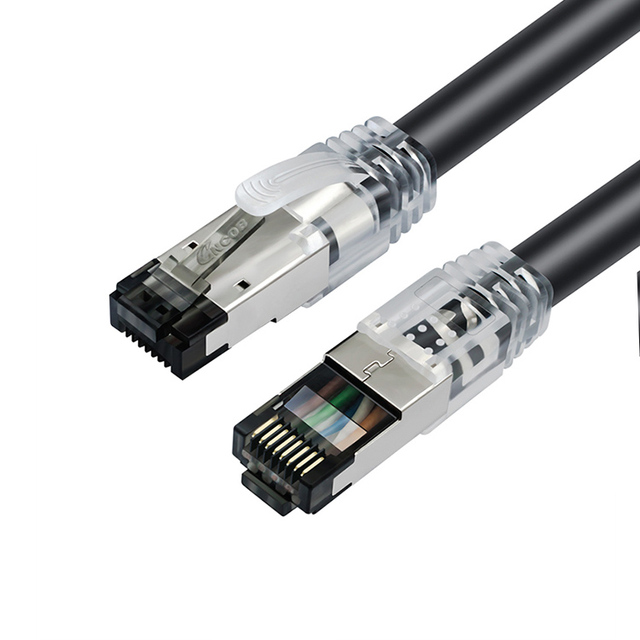 Best seller low price high quality CNCOB factory cat 7 vs cat 6 cat8 ethernet cable with 8P8C RJ45 Connector