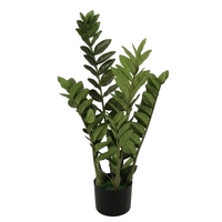 Karangan Bunga dan Tanaman Hias Mewah Buatan dari Zamioculcas Zamiifolia untuk Dekorasi Lanskap Dalam Ruangan, Pernikahan, dan Pesta.
