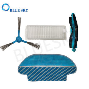 Kit de mopa con filtro HEPA, principal cepillo lateral, herramienta de <span class=keywords><strong>aspiradora</strong></span> Compatible con <span class=keywords><strong>Conga</strong></span> 3290 3490, <span class=keywords><strong>Robot</strong></span> aspirador de repuesto - Product Image 5