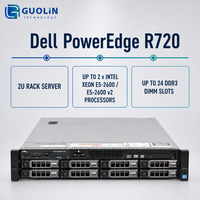 Applications ERP pour centres de données, services de machines virtuelles, serveur Dell PowerEdge R720 double socket 2U en rack