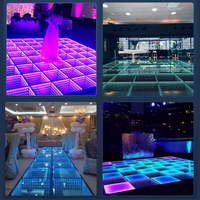 Twinklight Party Pixel 3D Miroir Infinity Panneau De Plancher De Danse Pista de Baile Led Aimant Interaction Piste De Danse Lumière De Mariage